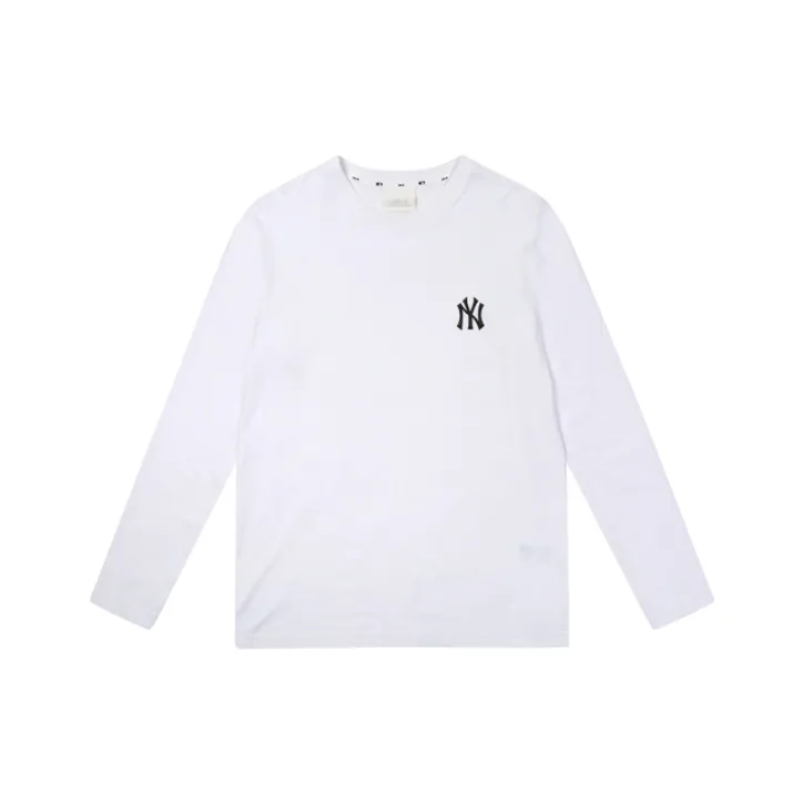 MLB Straight Long Sleeved T Shirt Unisex White-0