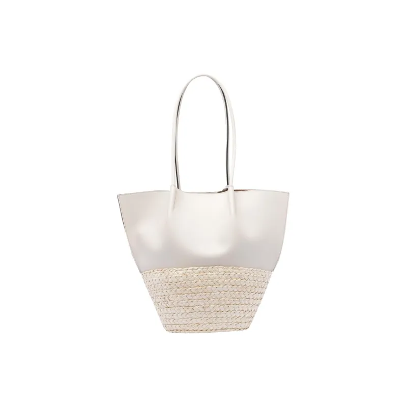 TOD'S Nappa Leather Tote Bag, Shopping Bag, Shoulder Bag Regular Women's White-2