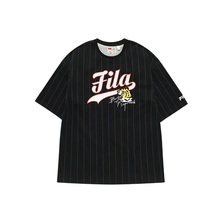 FILA FUSION BASEBALL Series T Shirt Men's Pitch Black-0