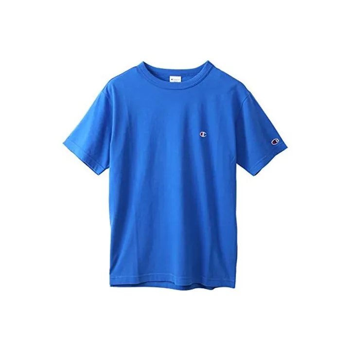 Champion T Shirt Japan Version Unisex Royal Blue-0
