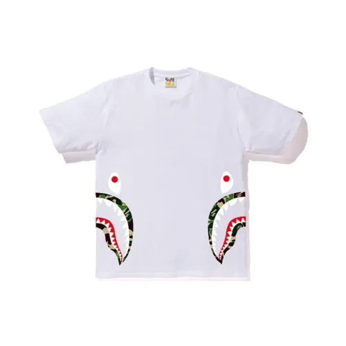 A BATHING APE Side Shark Tee