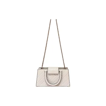 TORY BURCH Fleming Leather Tote Bag Shopping Bag Shoulder Bag Crossbody Bag Handbag Small Size Women's White