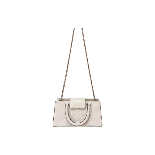 TORY BURCH Fleming Leather Tote Bag Shopping Bag Shoulder Bag Crossbody Bag Handbag Small Size Women's White