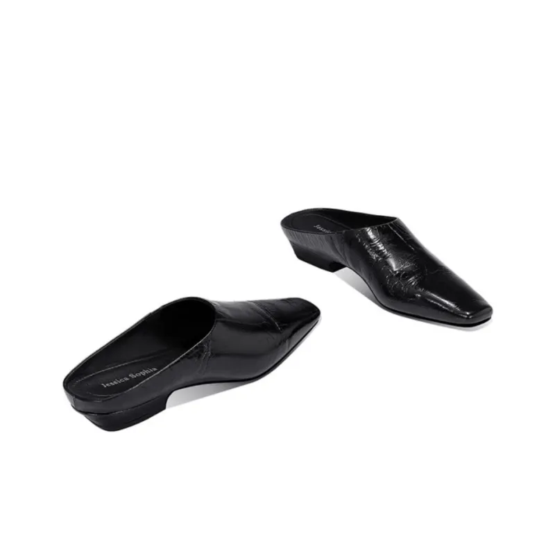 JESSICA SOPHIA Rubber Sole Abrasion Resistant Slip Resistant Wrap toe Slippers Women's-6