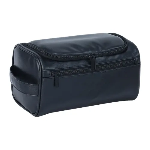 JINGLINGLONG PU Makeup Bag Portable Waterproof Storage Bag Large Capacity Travel Cosmetics Storage Bag