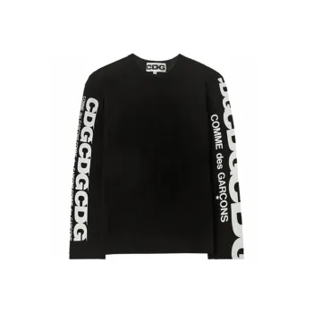 CDG T Shirts Unisex Black