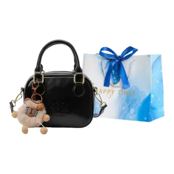ROUNDOT PU Shoulder Bag Crossbody Bag Handbag Regular Women's Black/Brown/Coffee