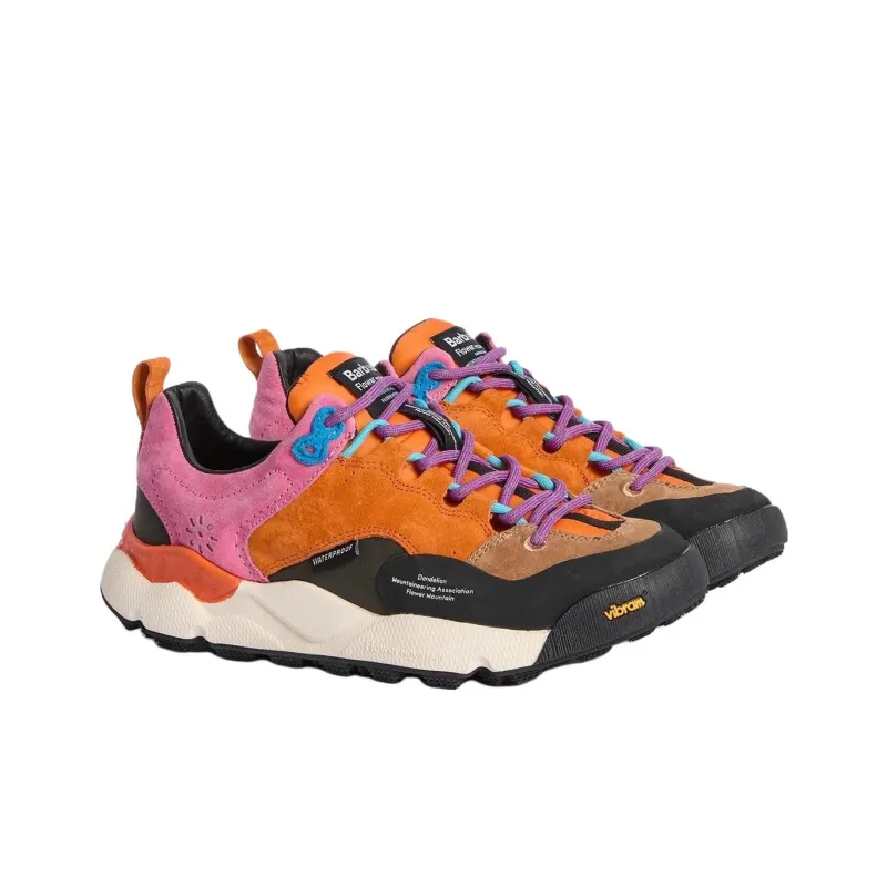 FLOWER MOUNTAIN x BARBOUR Back Country Uni Low Top Casual Shoes Unisex Orange-2