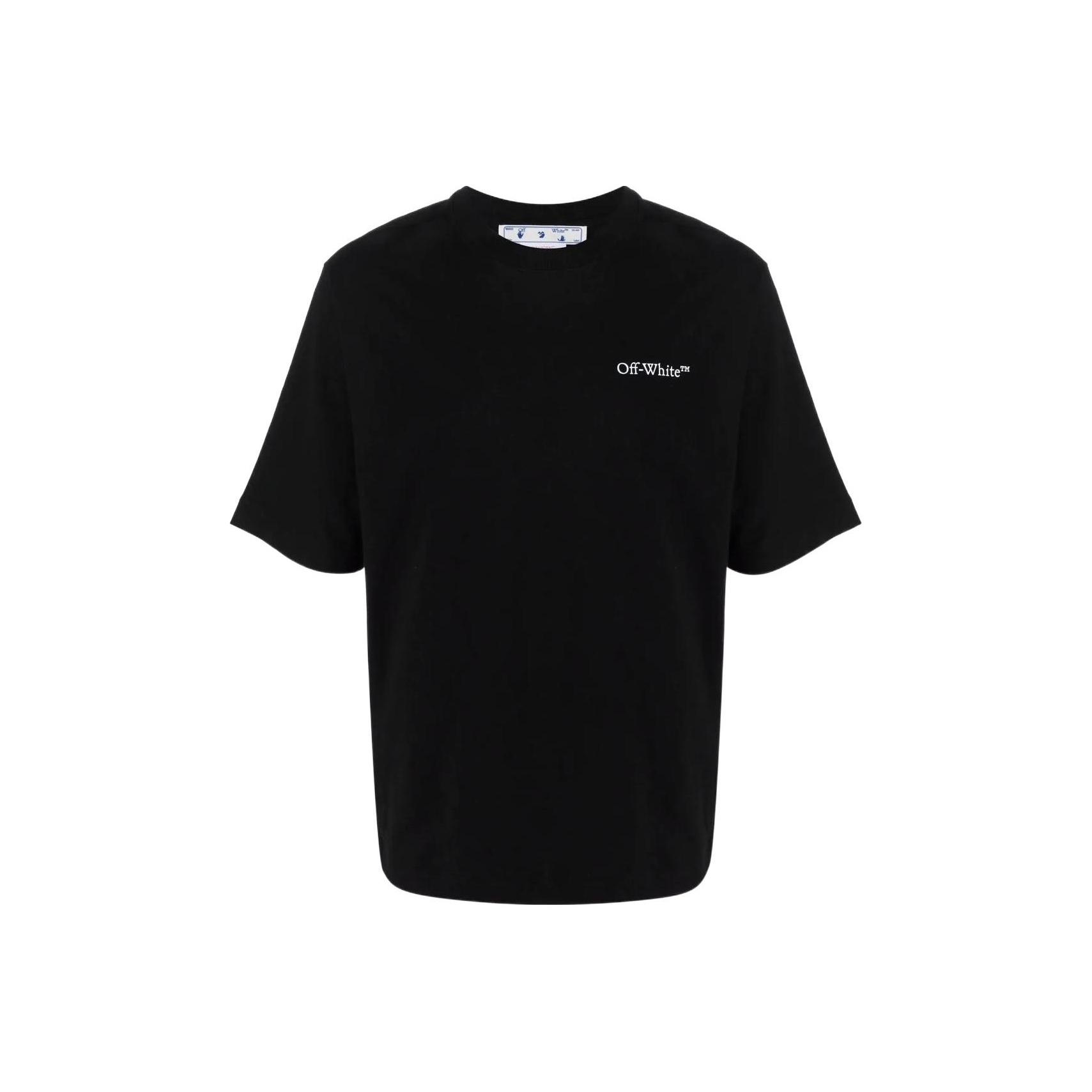 OFF-WHITE★Brush Arrows Slim Logo Print Skate T-shirt OFF-WHITE Brush Arrows Slim Logo Print Skate T-shirt Black