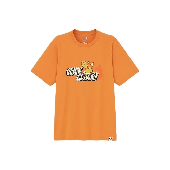 UNIQLO T-Shirt Unisex Bright Orange-0