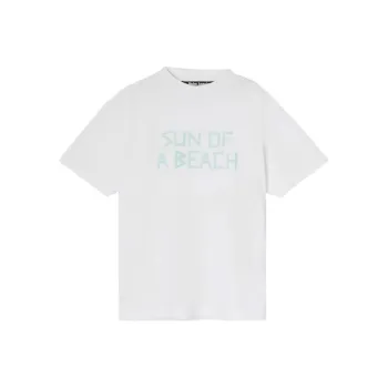 PALM ANGELS Slogan print T shirt