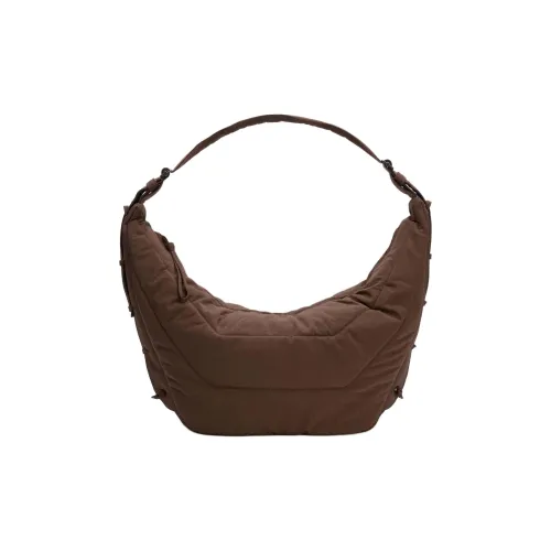 Lemaire Nylon Croissant Bag, Crossbody Bag, Shoulder Bag Tubas Unisex Shiitake Mushroom