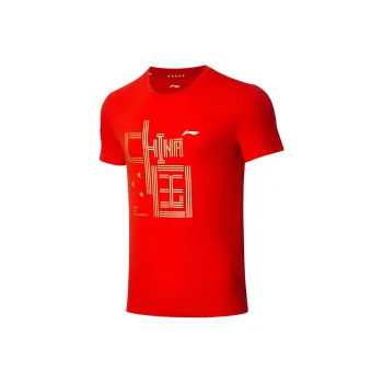 LINING Table Tennis Series T-Shirts Men Red