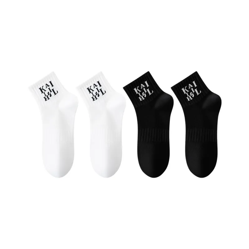 MIIOW Mid Calf Socks Men's 4 Pack-10