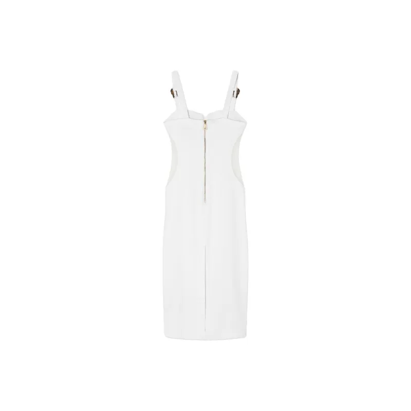 VERSACE JEANS COUTURE Sleeveless Dress Women's White-1