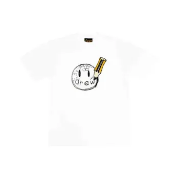 Drew House Smiley Collection T Shirts Unisex White