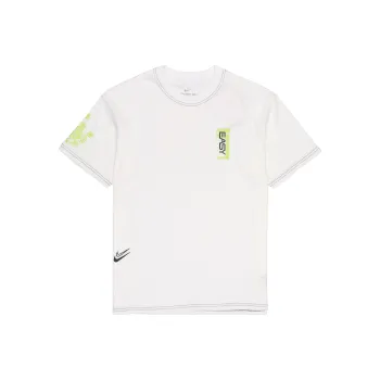 Nike Drop Shoulder Sleeve T Shirt Men's White