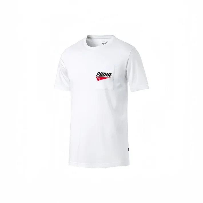 PUMA T Shirts Men White-0