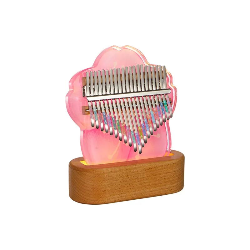 CEGA Acrylic Kalimba Fully Transparent Appearance 17/21 Keys Thumb Piano-42