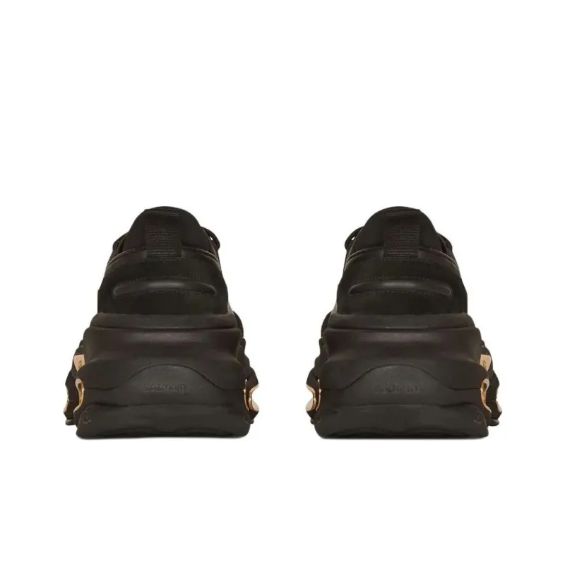 BALMAIN B Bold Low Top Sports Lifestyle Casual Shoes Men's Black-4
