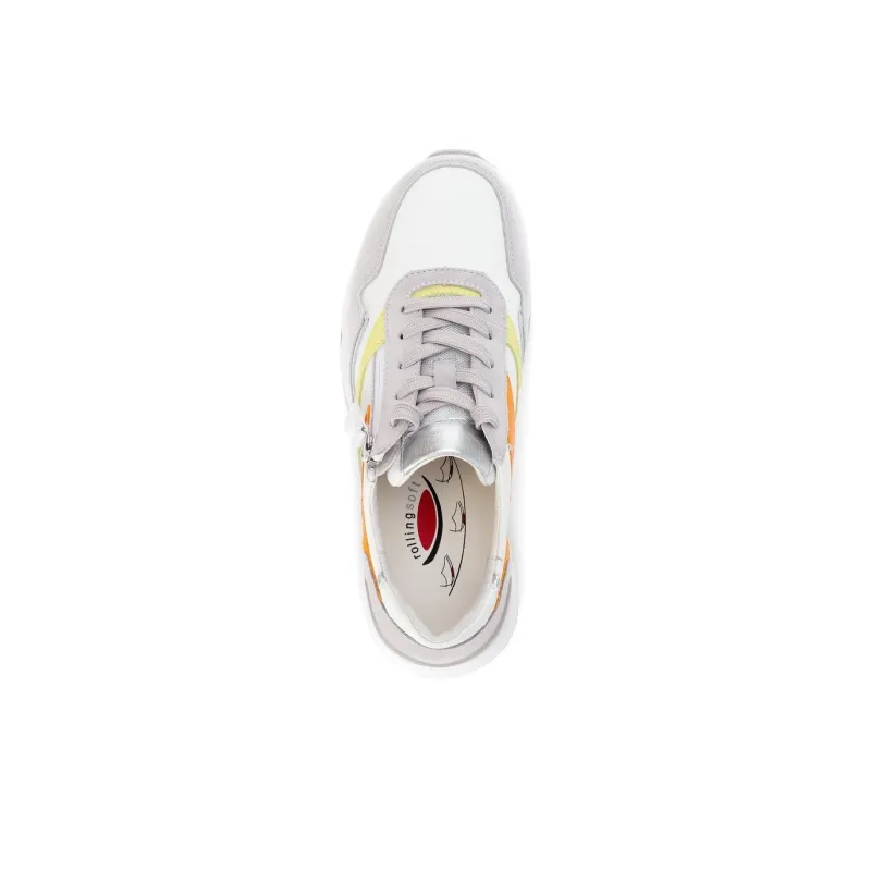 Gabor Rollingsoft Low Top Casual Shoes Women's Greige-3