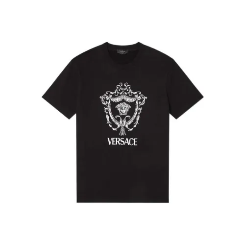 VERSACE Embroidered Medusa T Shirt