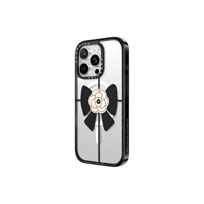CASETIFY TPU Material Camellia Bowknot Phone Cases Compatibility With IPhone 16 Collection Girlish-1