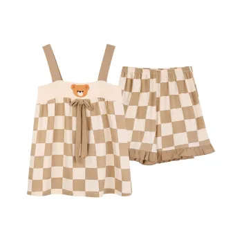 MADALLO Pajama Set Women's Light Brown