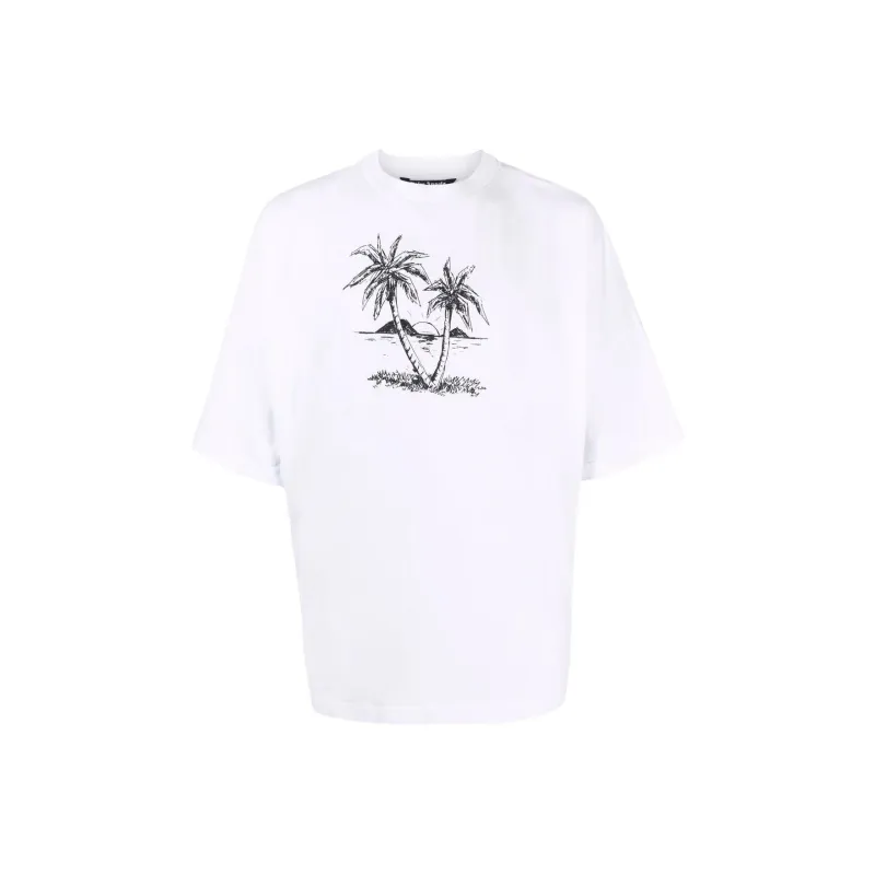 PALM ANGELS Sunset Palms Over T shirt-0