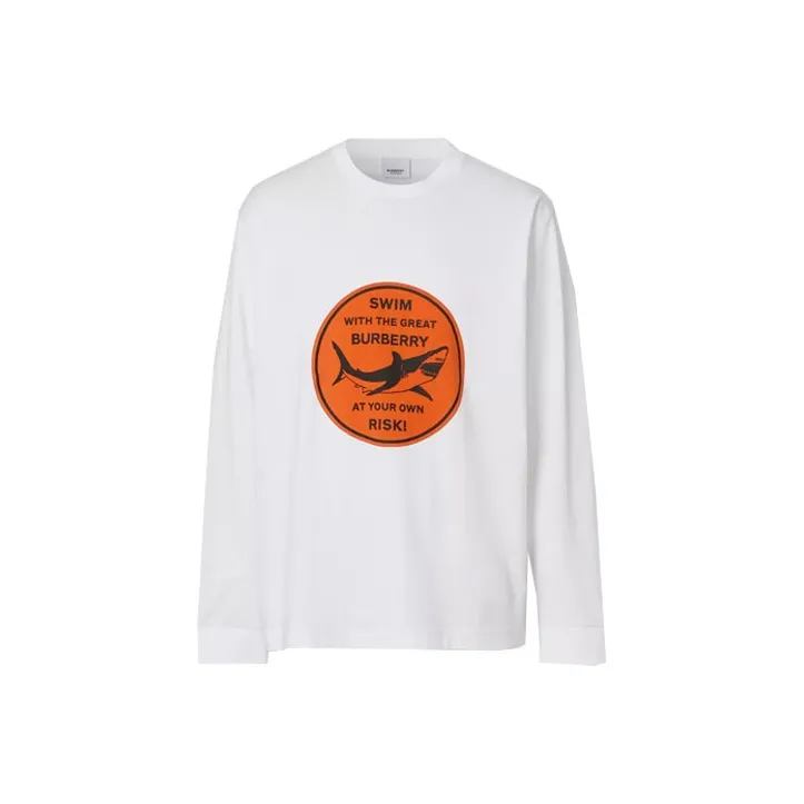 Burberry T Shirts Men White-0