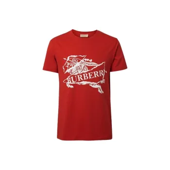 Burberry T-Shirts Men Red
