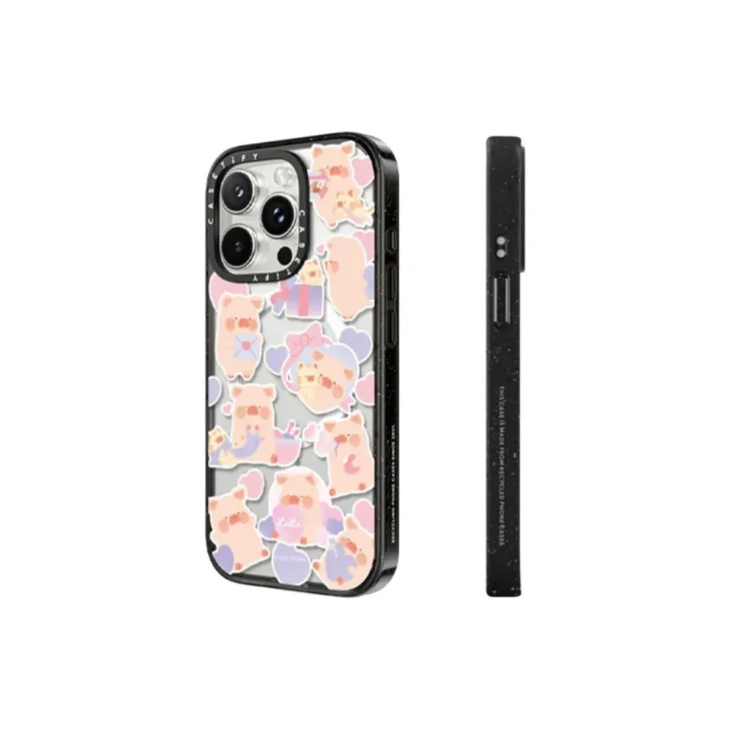 CASETIFY TPU Material Piggy Attack Phone Cases Compatibility With IPhone 16 Collection Cute Style-0
