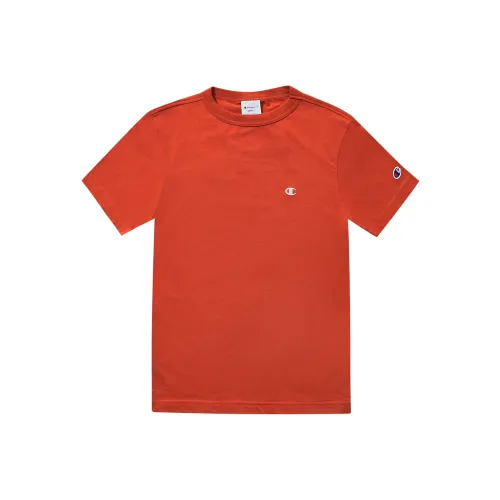 Champion T Shirt Japan Version Unisex Orange Red