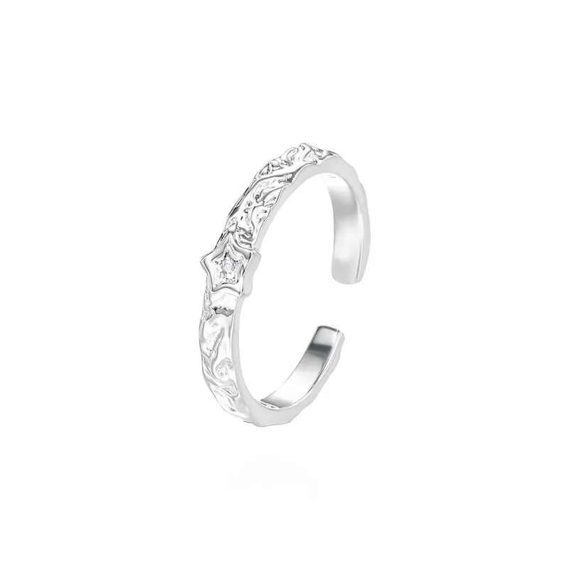 NUSQ Sterling Silver Rings Women's-0