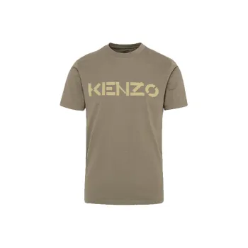 KENZO Letter Logo T-Shirt Men's Brown