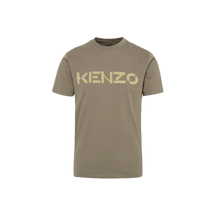 KENZO Letter Logo T-Shirt Men's Brown-0