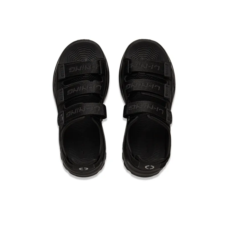 LiNing SOFT COCA Beach Sandals Unisex Black-3