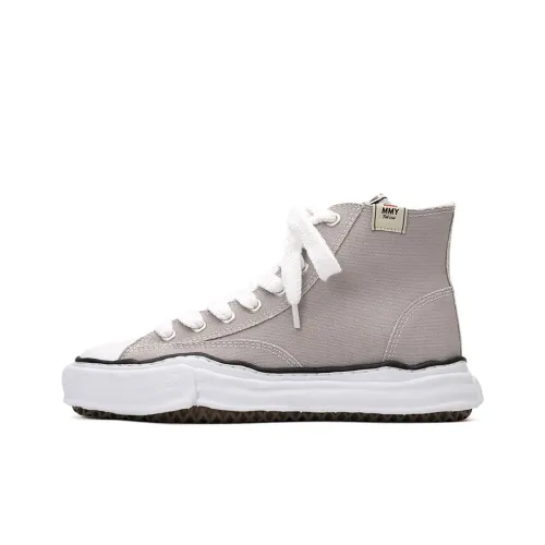 MIHARA YASUHIRO Peterson OG High Top Canvas Shoes Unisex Gray
