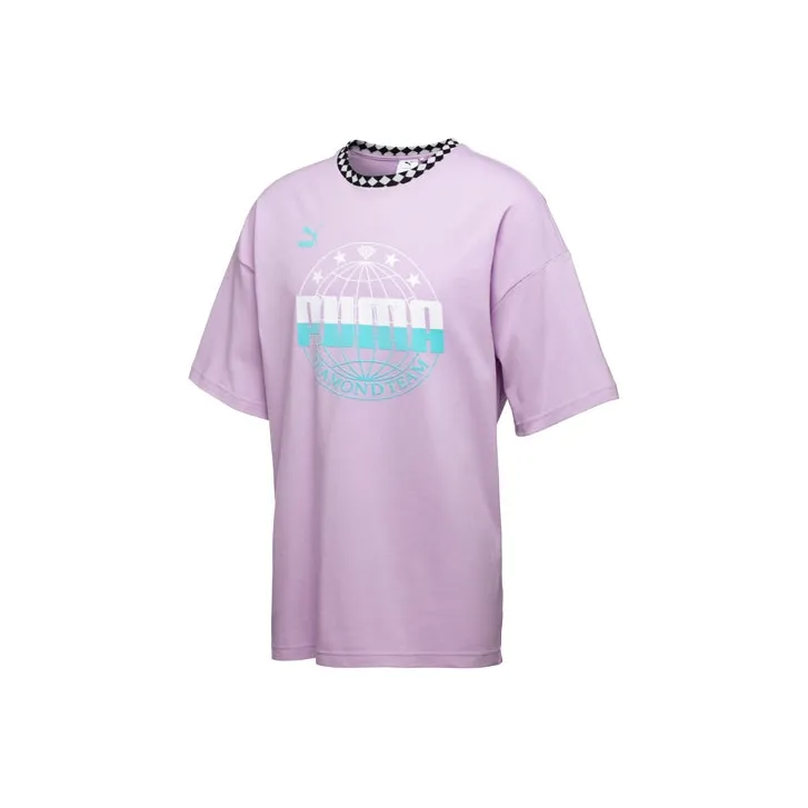 Diamond Supply Co. X PUMA Diamond Supply Co T-Shirts Men Light Purple-0