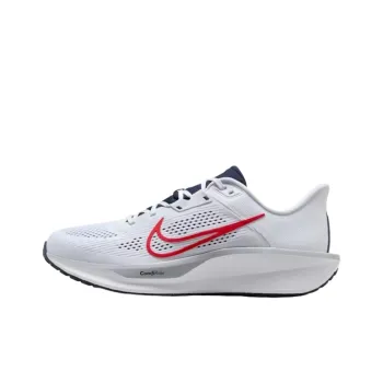 Nike Quest 6 White Obsidian Wolf Grey University Red