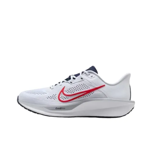 nike sale Quest 6 White Obsidian Wolf Grey University Red