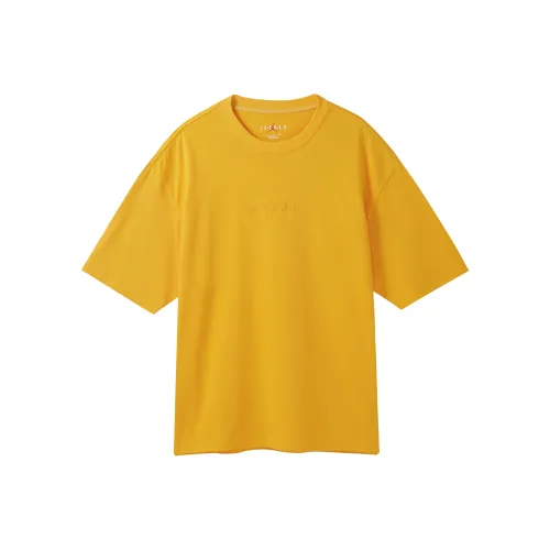 JORDAN Wordmark T Shirts Men Yellow