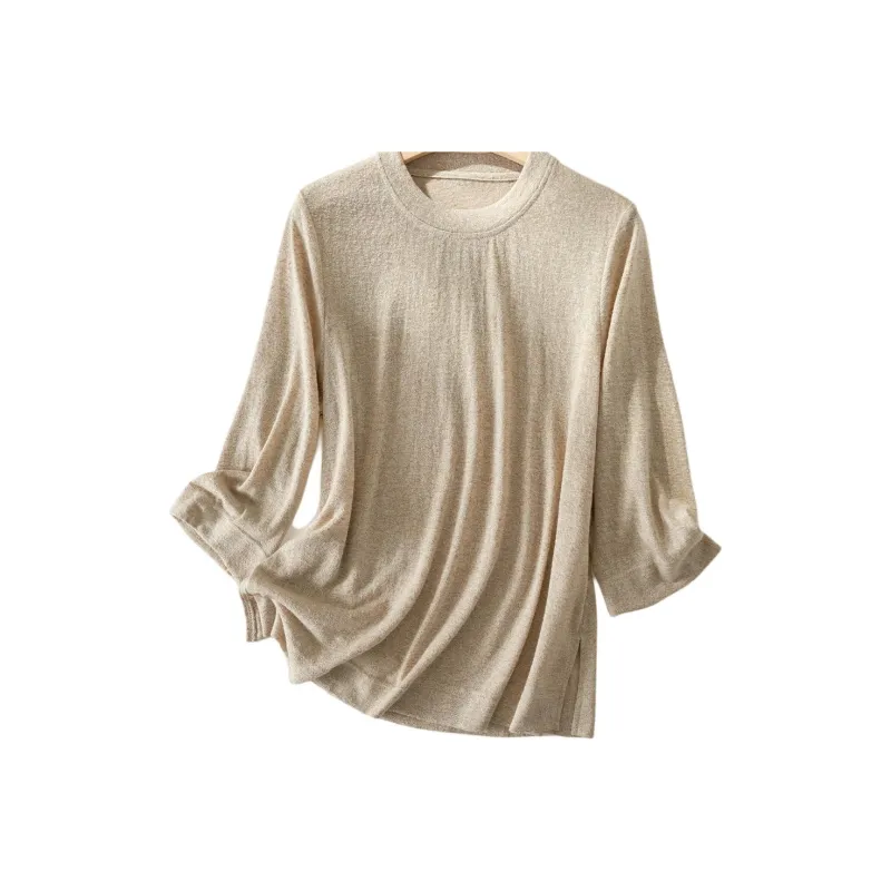 IHIMI T Shirts Women's Oat-1