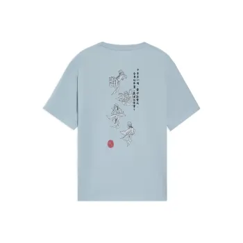 LiNing Sports Life Collection T Shirt Men's Blue