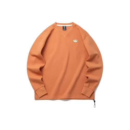 Anta T-Shirt Unisex Brown Orange