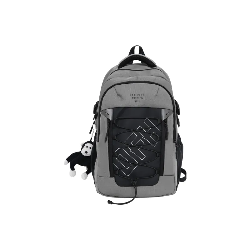 Alcohol Dragon Nylon Backpack Regular Unisex Multicolor-3