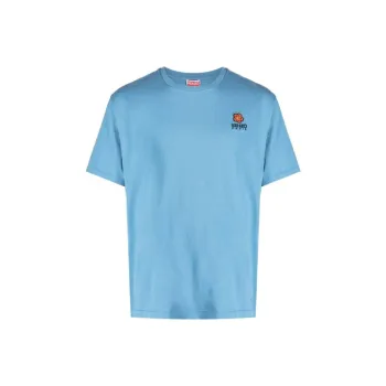 KENZO Boke Flower Series T Shirts Men Cyan