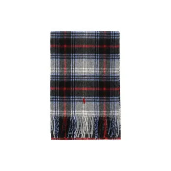 Polo Ralph Lauren Wool Cashmere Knit Scarves Men's Black