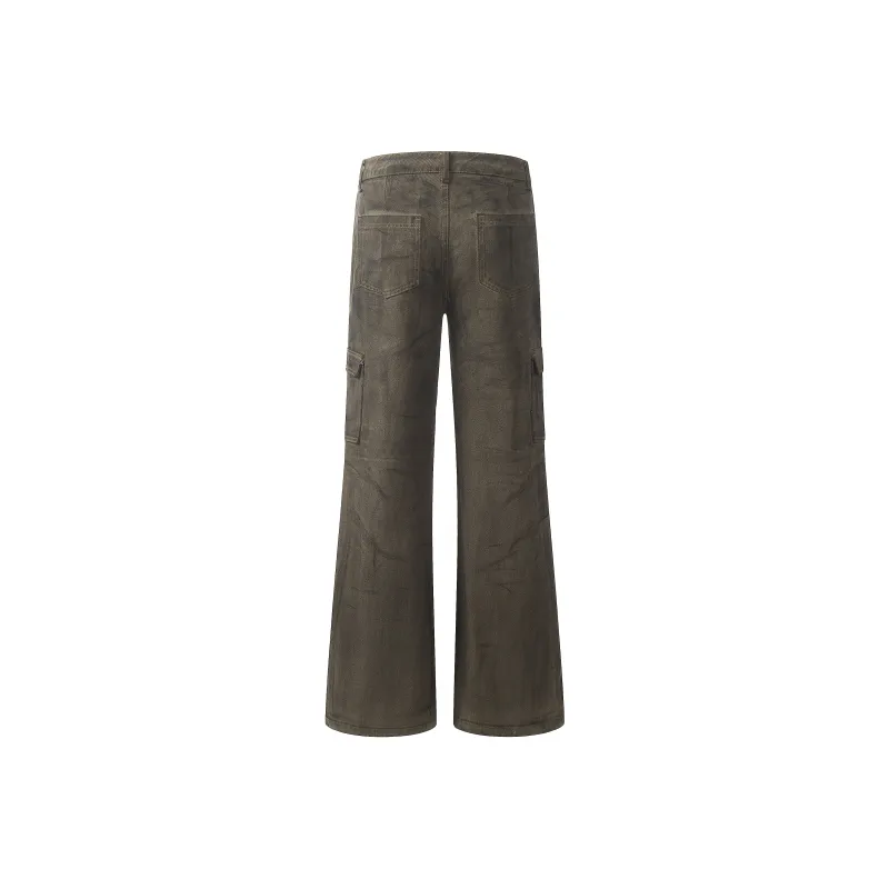 YINLEI Jeans Unisex Umber-1