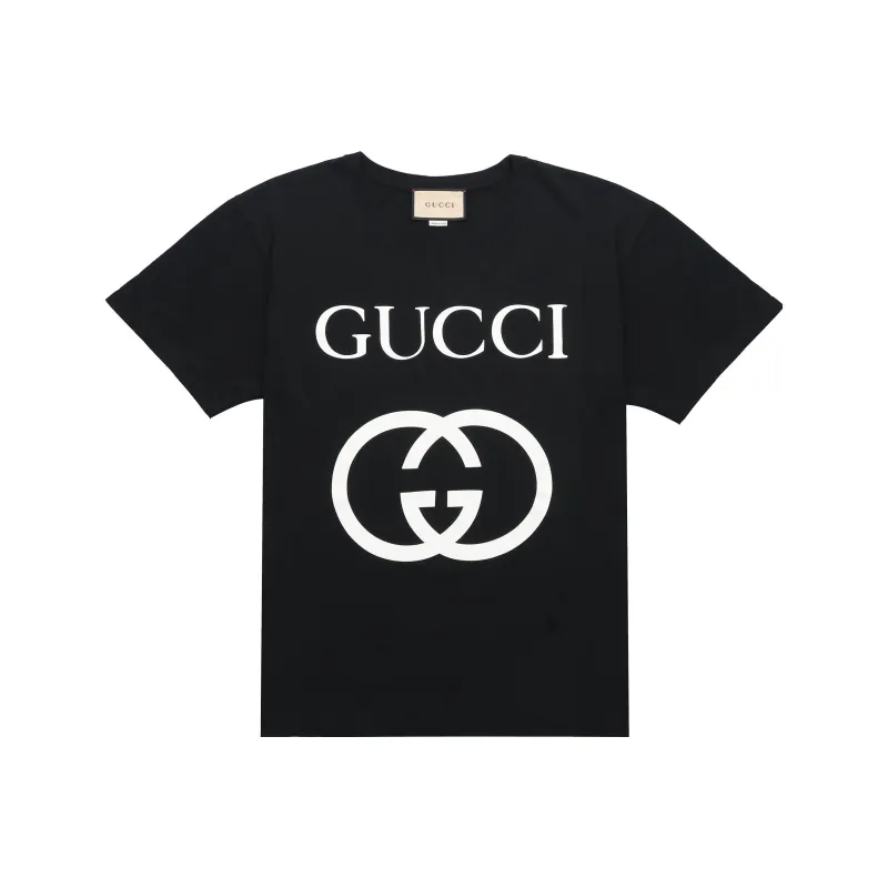 GUCCI Interlocking Gg Print T shirt-0
